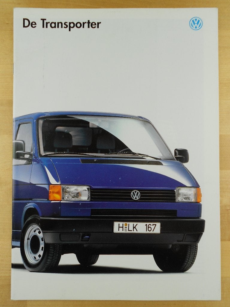 Volkswagen T4 Transporter Brochure 1994 – VW Bestelwagen, Volkswagen, Ophalen of Verzenden, Zo goed als nieuw, Volkswagen