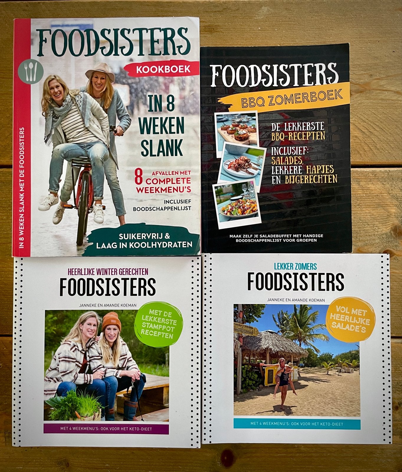 FoodSisters Kookboeken: Slank, BBQ, Winter & Salades, Gelezen, Verzenden, Voorgerechten en Soepen, Gezond koken