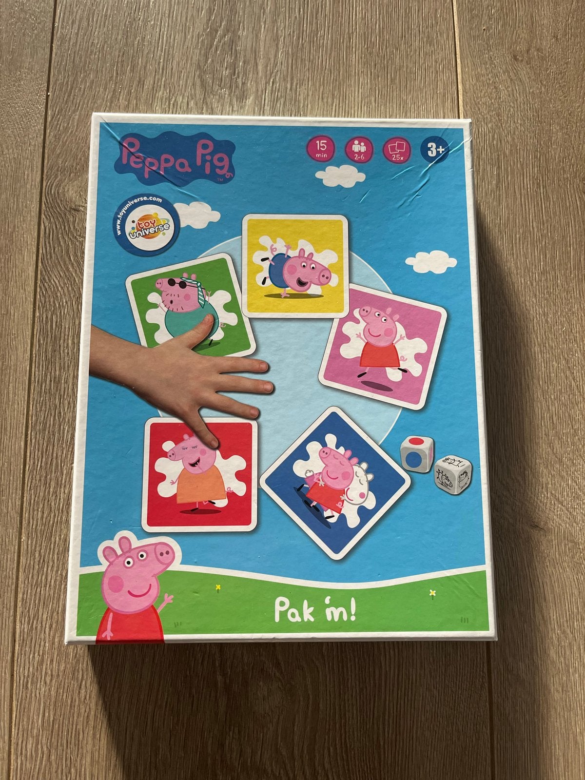 Peppa Pig Pak in! Gezelschapsspel voor kinderen, Een of twee spelers, Ophalen of Verzenden, Zo goed als nieuw