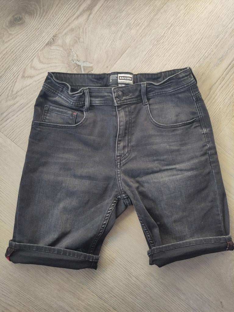 Raizzed- - short -zwarte denim, Kinderen en Baby's, Kinderkleding | Maat 176, Broek, Ophalen of Verzenden, Zo goed als nieuw, Raizzed