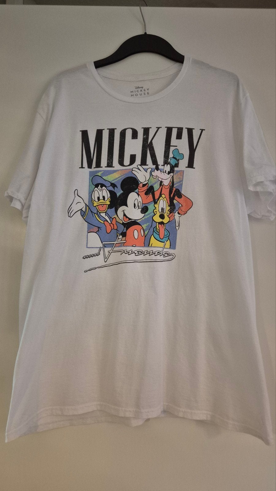 Disney Mickey Mouse & Friends T-shirt - Maat XL, Wit, Maat 46/48 (XL) of groter, Ophalen of Verzenden, Zo goed als nieuw