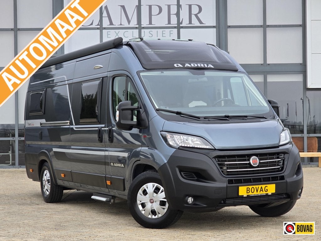 Adria Twin Supreme 640 SLB Automaat 2X Airco Trekhaak, Caravans en Kamperen, Automaat, Buscamper of Camperbus, Tot en met 2, 6 tot 7 meter