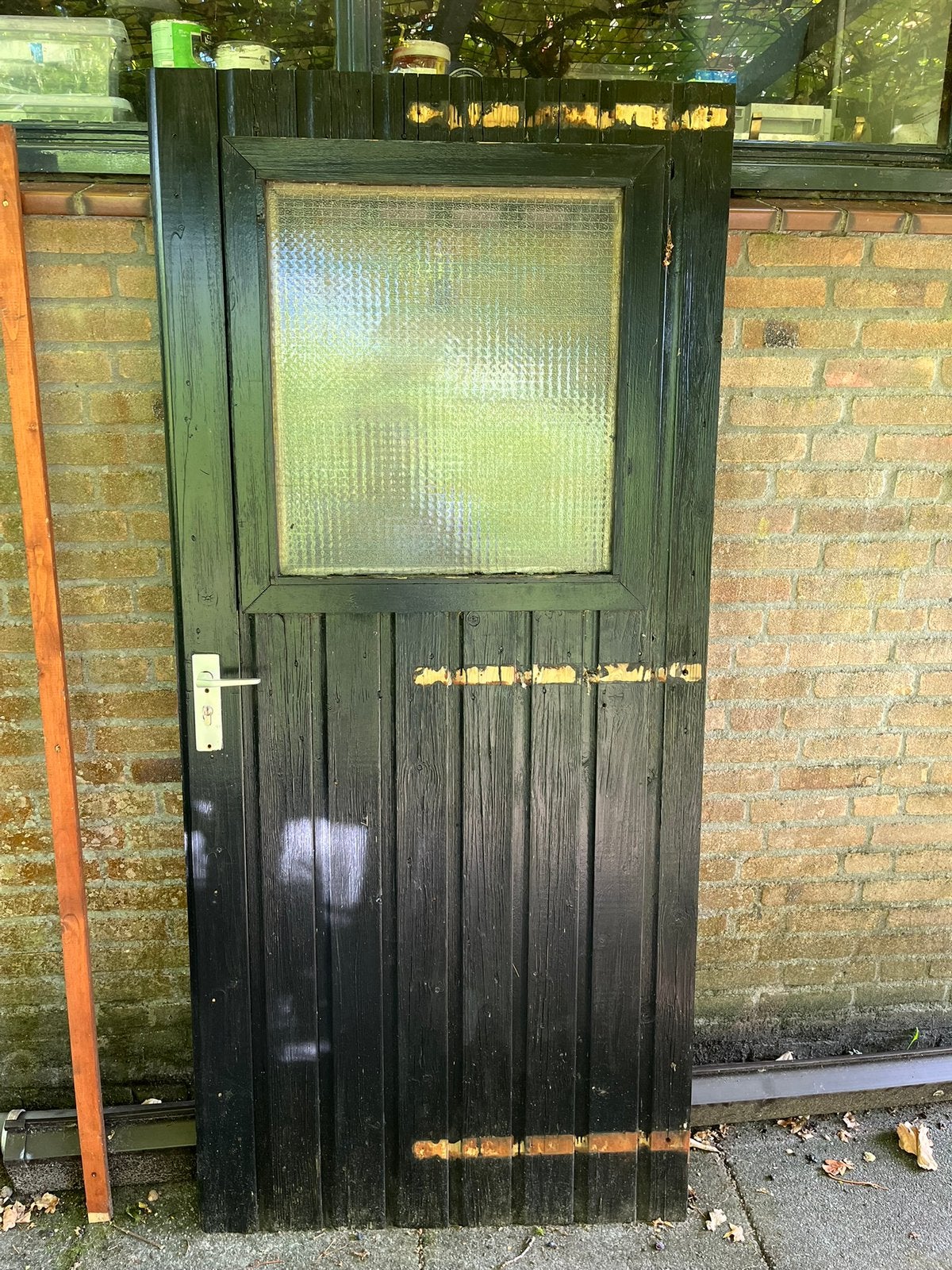 Schuurdeur, tegen elk aannemelijk bod, afmetingen 191 x 87, Doe-het-zelf en Verbouw, Ophalen, Minder dan 200 cm, Hout, Buitendeur