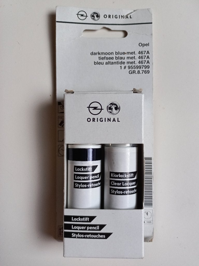 Autolak Opel Dark Moon Blue Metallic 467A, Ophalen of Verzenden