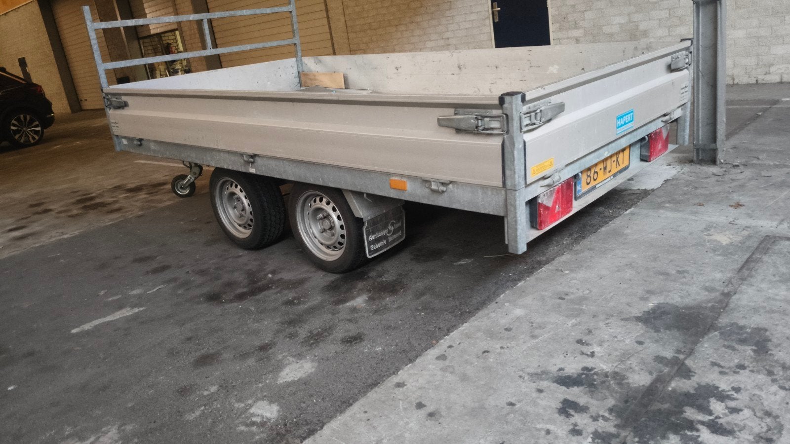 Hapert AL 2700 open aanhanger - 2700 kg, Ophalen of Verzenden, Gebruikt