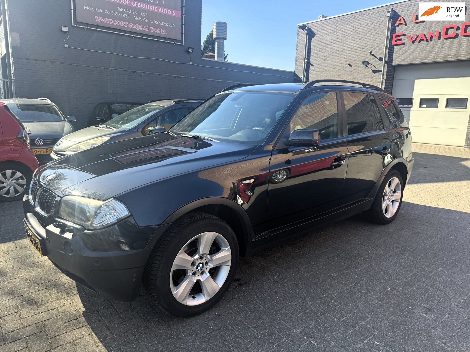 BMW X3 2.0i High Executive APK 08-2027, Auto's, Zwart, 150 pk, Zwart, Bedrijf