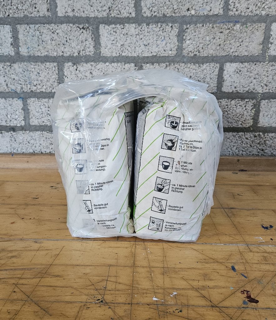 Modelgips Süba-Gips - 4 zakken van 5 kg = 20 kg, Ophalen of Verzenden, Nieuw, Overige materialen, Knutselmateriaal