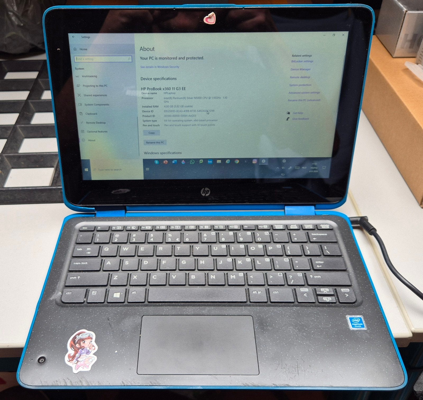 HP ProBook x360 11 G3 EE Touchscreen Laptop, Computers en Software, Windows Laptops, Ophalen, 11 inch, Minder dan 2 Ghz