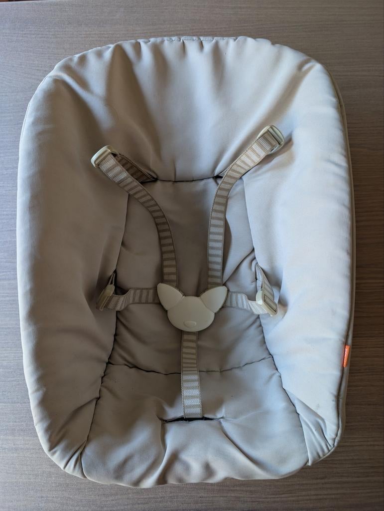 Stokke Tripp Trapp newborn set met reserve hoes, Ophalen, Gebruikt, Meegroeistoel, Gordel(s)