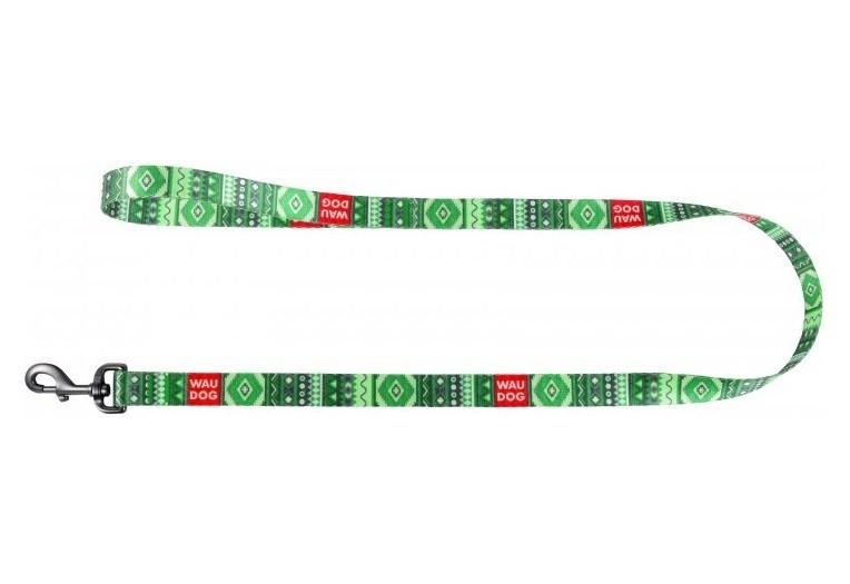 WAUDOG Ethno Green Hondenlijn Nylon 15 mm x 122 cm KOOPJE!!!, Dieren en Toebehoren, Hondenriemen, Ophalen of Verzenden, Nieuw