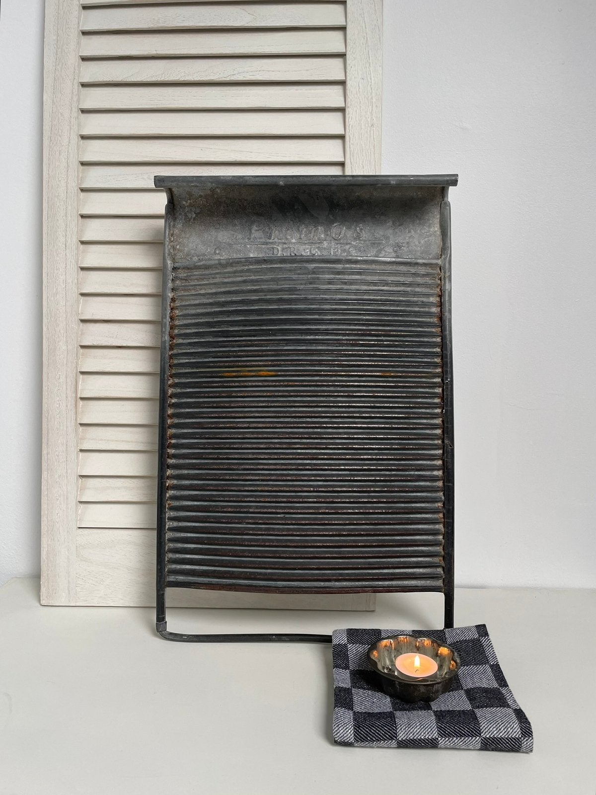 Zinken wasbord, Ophalen of Verzenden