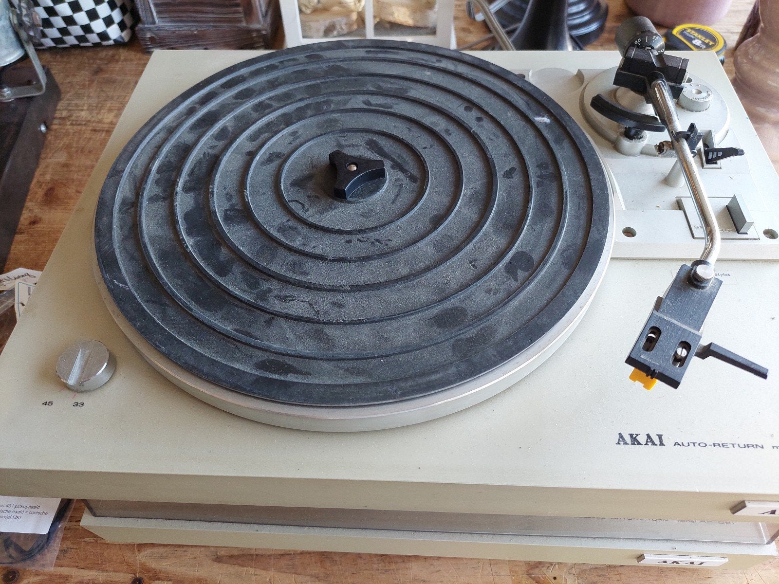 Akai Auto-Return Platenspeler Model AP-B20, Ophalen, Gebruikt, Automatisch, Platenspeler