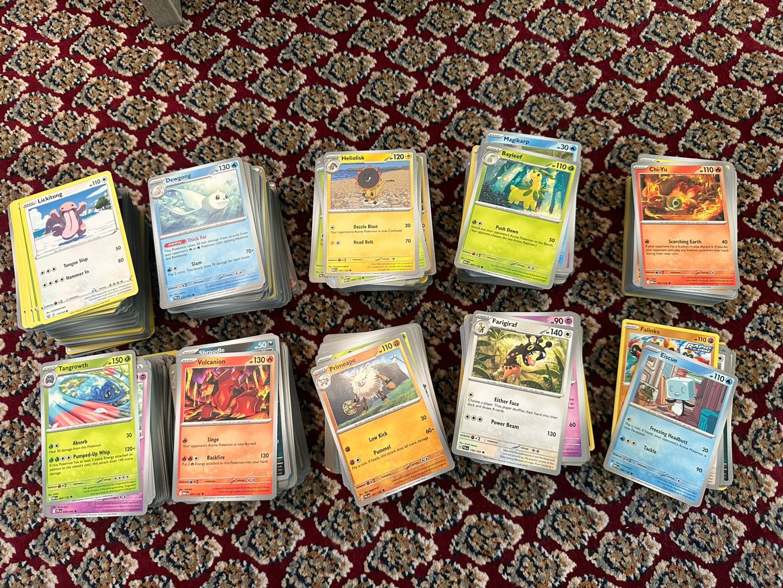 Doos vol met pokemon kaarten 1500+, Ophalen of Verzenden, Zo goed als nieuw, Meerdere kaarten