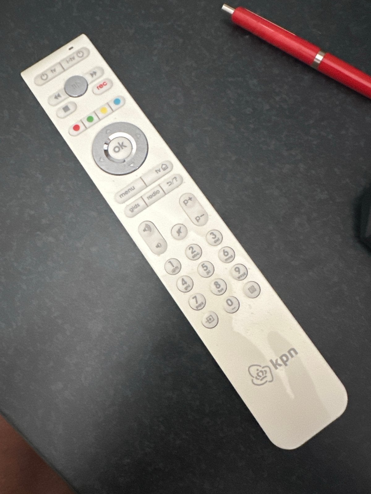 KPN afstandsbediening voor TV, Ophalen of Verzenden, Zo goed als nieuw, Origineel, Tv