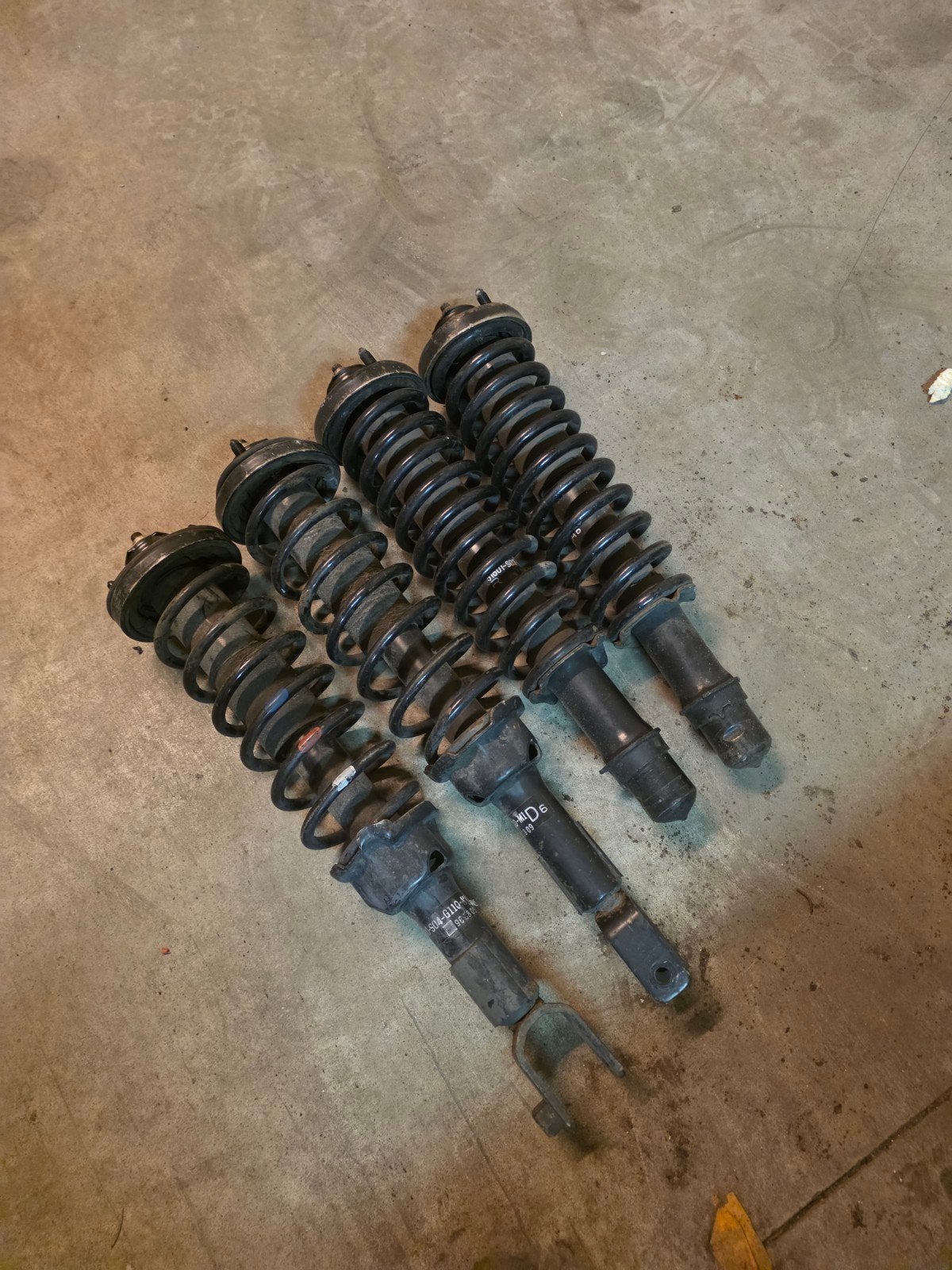 honda civic ek ej schokbrekers incl veren goede staat, Ophalen of Verzenden, Honda