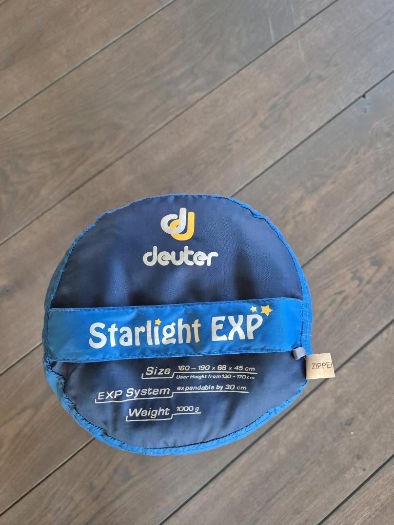 Deuter Starlight Exp mummy slaapzak kind. Blauw, Ophalen, Gebruikt