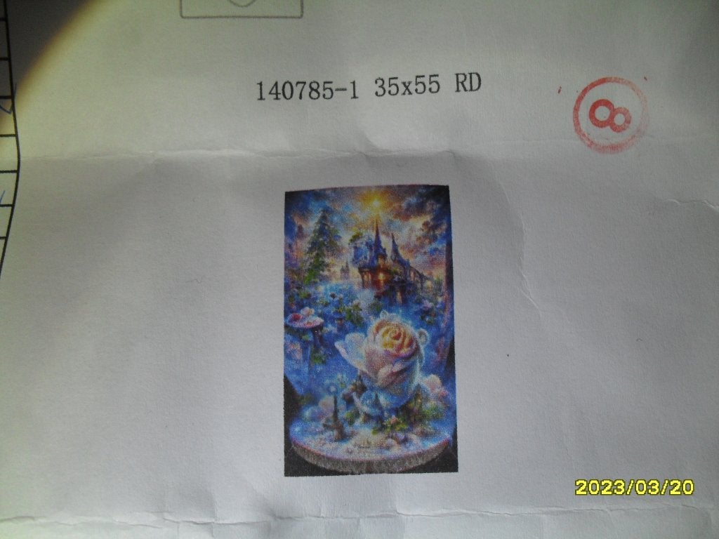 NIEUW Diamond Painting pakket, Fantasy kasteel Myth of Asia, Ophalen of Verzenden, Nieuw, Diamond painting, Overige merken