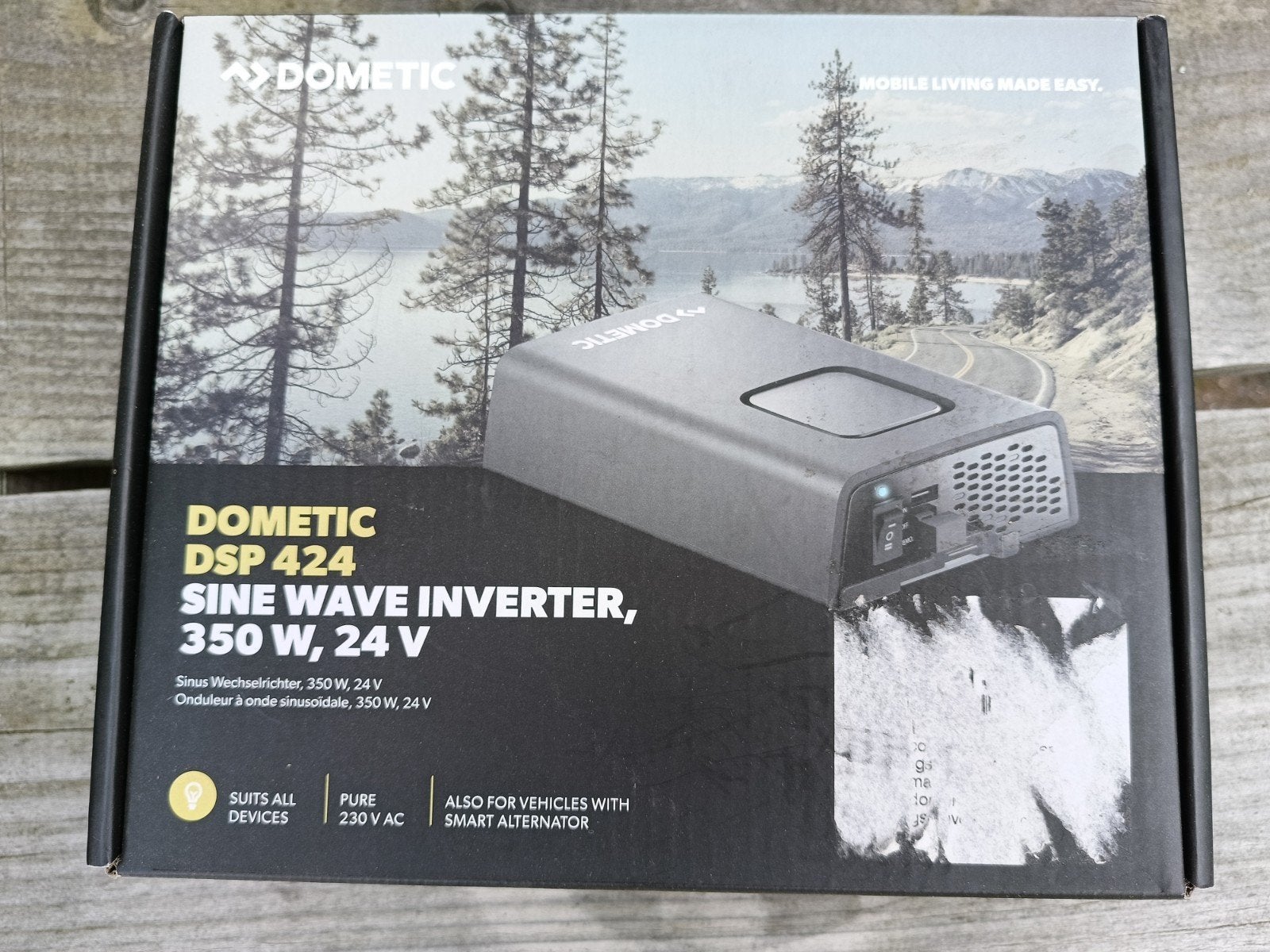 Dometic DSP 424 Sinus Omvormer 350W 24V Nieuw in doos, Ophalen of Verzenden