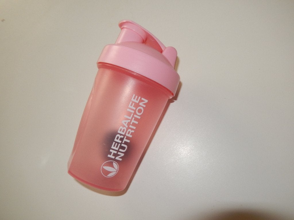 Roze shake beker (zgan), Ophalen of Verzenden, Zo goed als nieuw