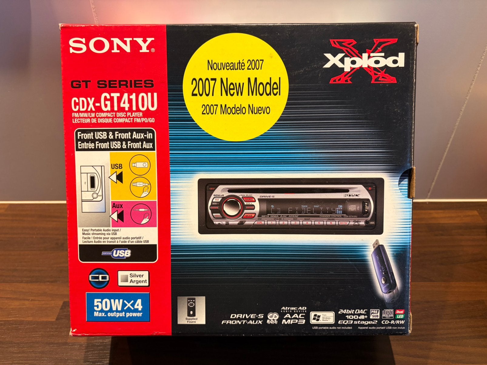 Sony CDX-GT410U radio/cd-speler, Ophalen of Verzenden, Zo goed als nieuw