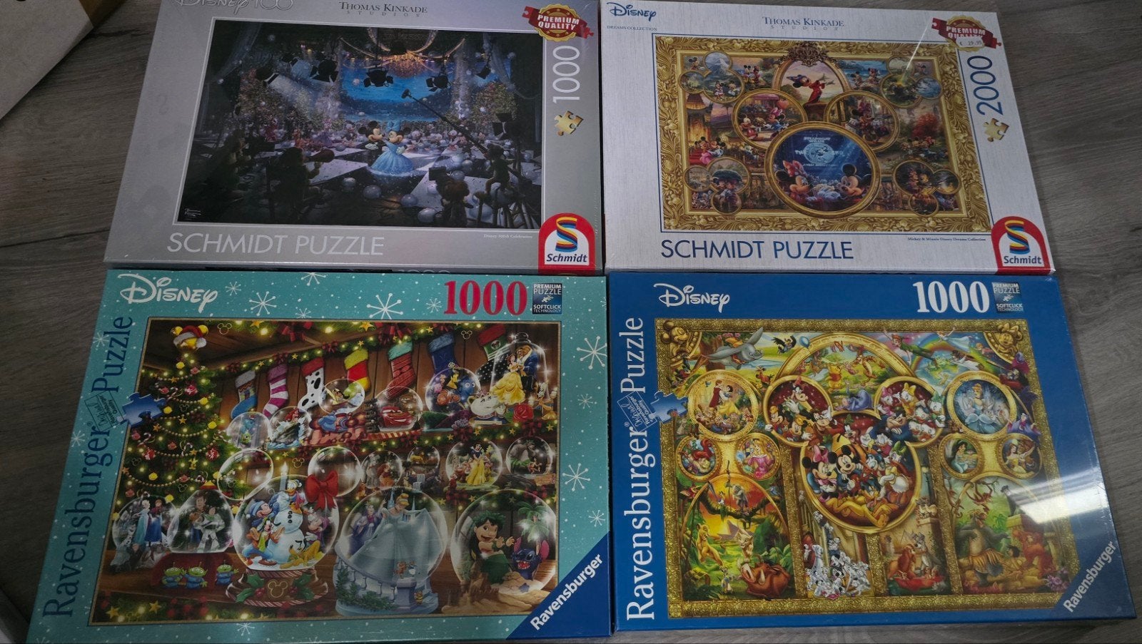 Diverse Legpuzzels: Disney, Titanic, Londen, Verzenden, 500 t/m 1500 stukjes, Zo goed als nieuw, Legpuzzel