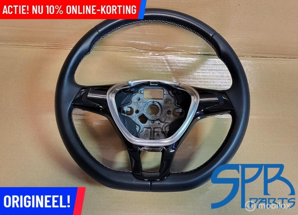 VW GOLF 7 VII LEDER STUUR WITTE STIKSELS HOOGGLANS 5G0419091