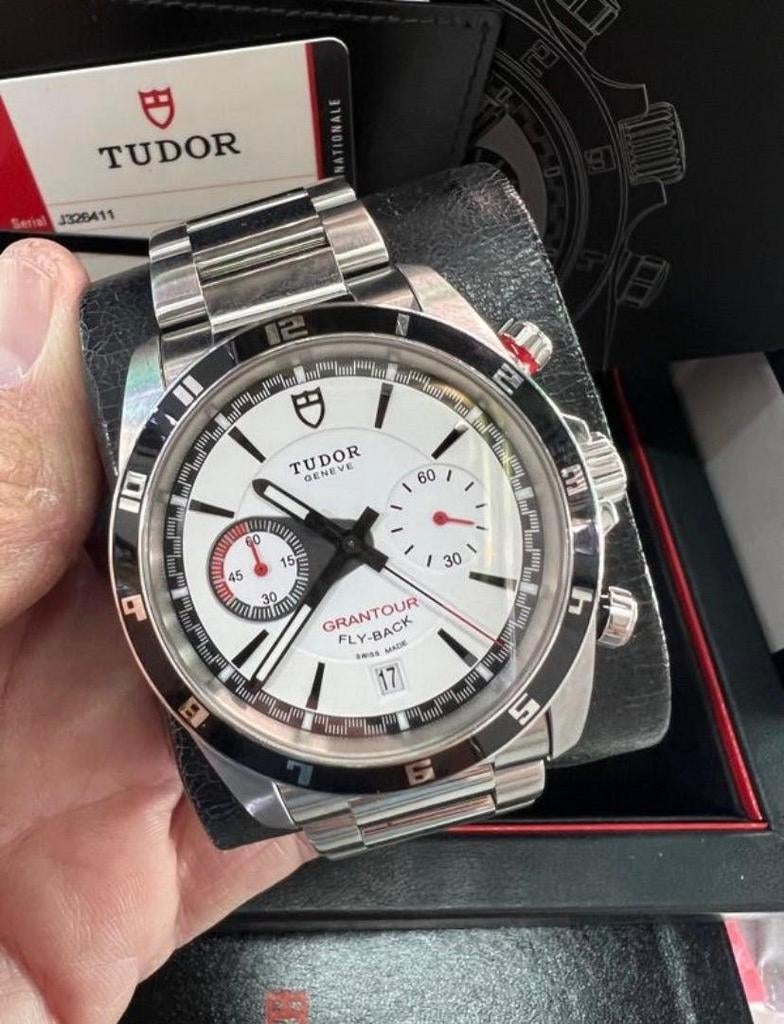 Tudor Grantour Chrono Fly-Back, Overige merken, Staal, Staal, Polshorloge