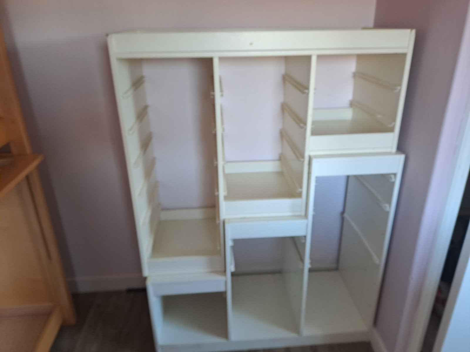 2 witte trofast kasten, Ophalen, Gebruikt