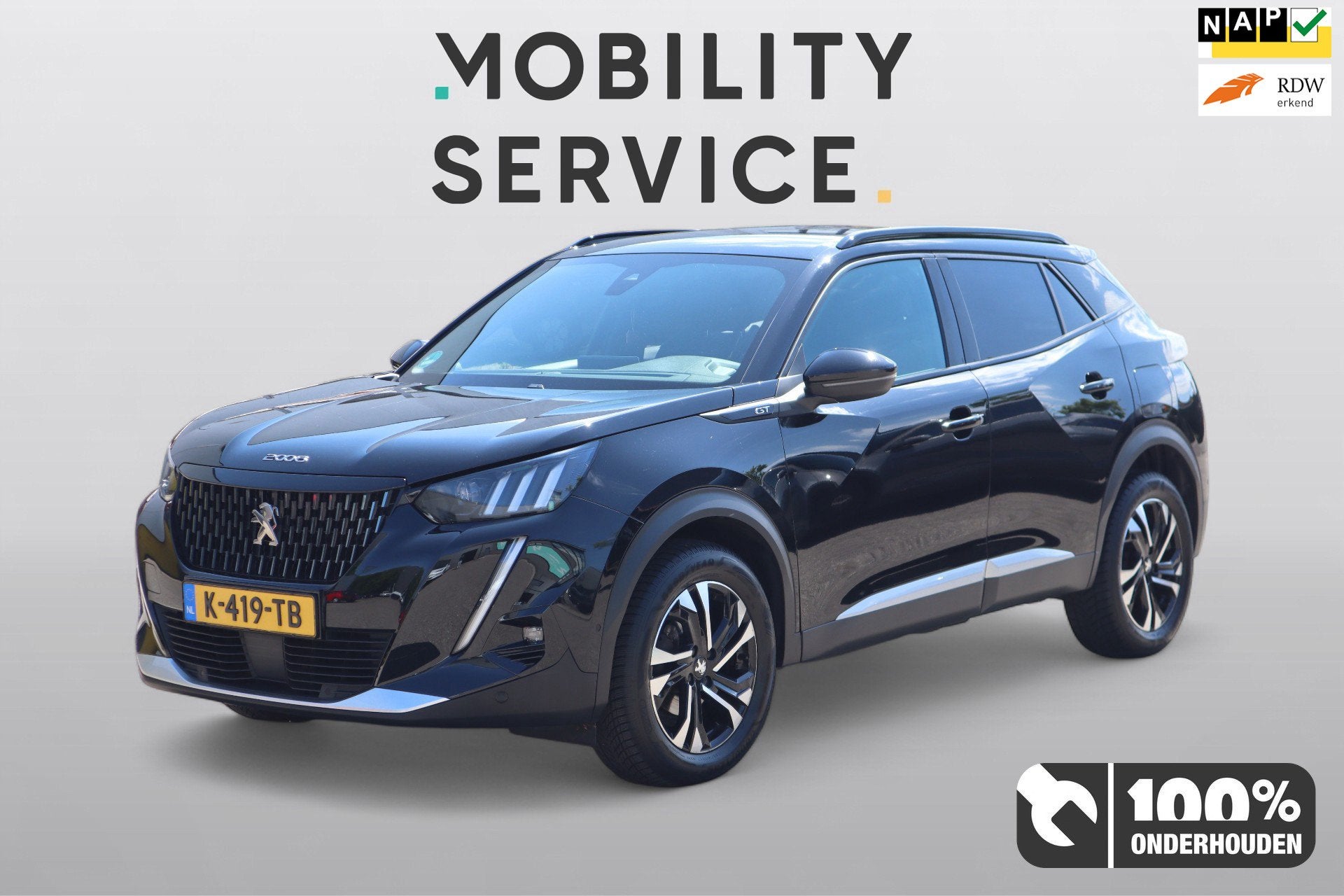 Peugeot 2008 1.2 PureTech GT CarPlay LED Clima Navi, Auto's, Dealer onderhouden, Gebruikt, Euro 6, 1199 cc