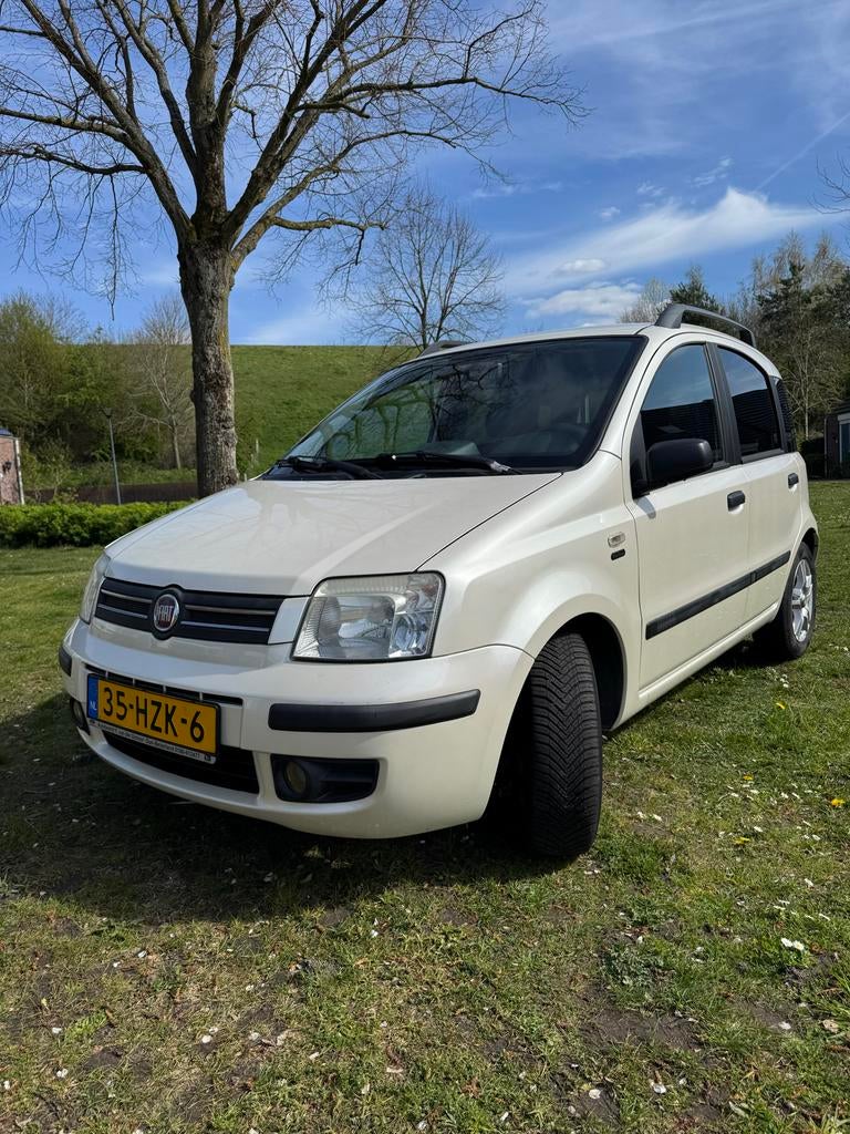 Fiat Panda 1.2 44KW 60PK 2009 - 163100 km, Voorwielaandrijving, Euro 5, Leder en Stof, Beige