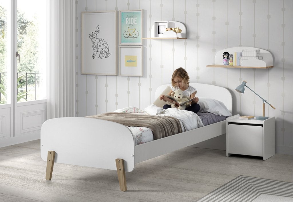 Kiddy 1-persoonsbed - 3 kleuren, Niet ingevuld, Niet ingevuld, Niet ingevuld