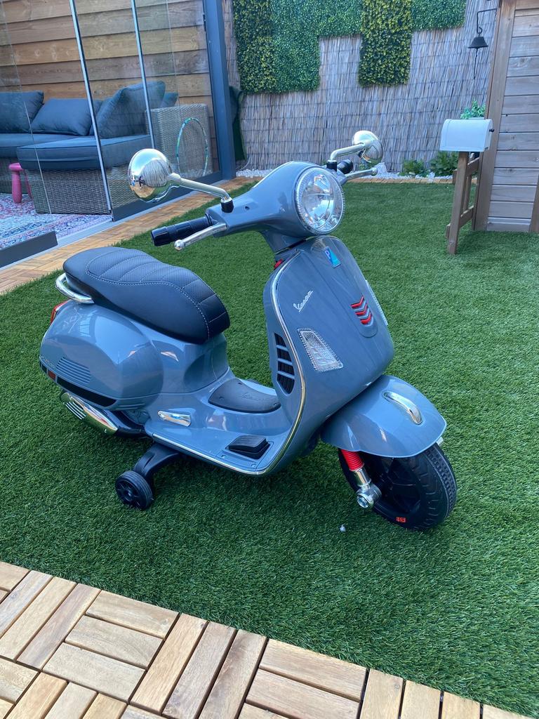Electrische Vespa, Ophalen, Gebruikt