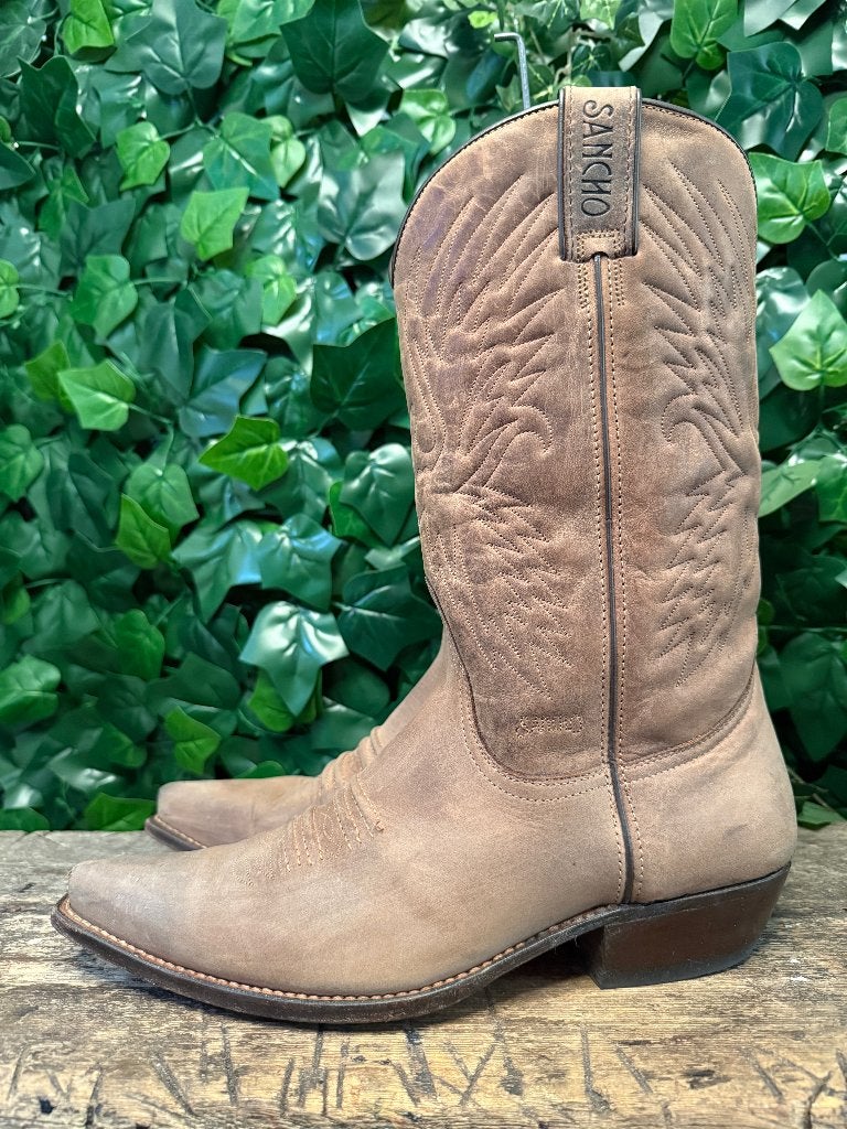 bijna Nieuwe mooie laarzen van sendra maat 44, Hoge laarzen, Bruin, Sancho, Ophalen of Verzenden
