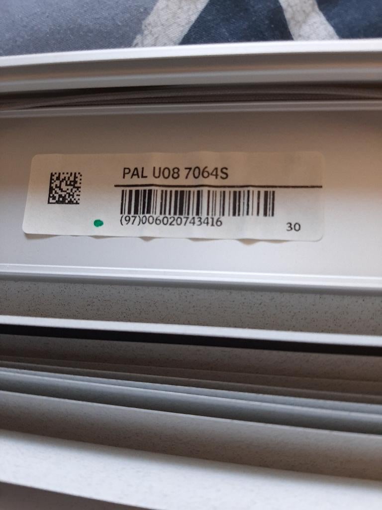 Luxaflex voor Velux dakraam, Ophalen, 100 tot 150 cm, Zo goed als nieuw, Wit grijs gemeleerd