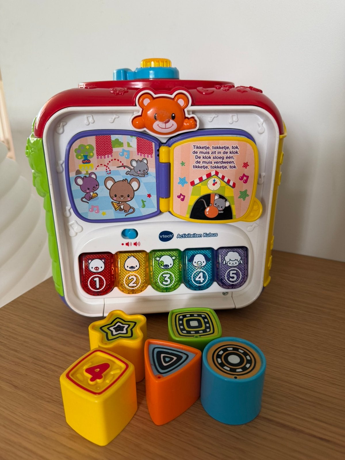 Vtech activiteiten kubus met licht en geluid, Ophalen of Verzenden, Gebruikt, Overige typen, Met licht