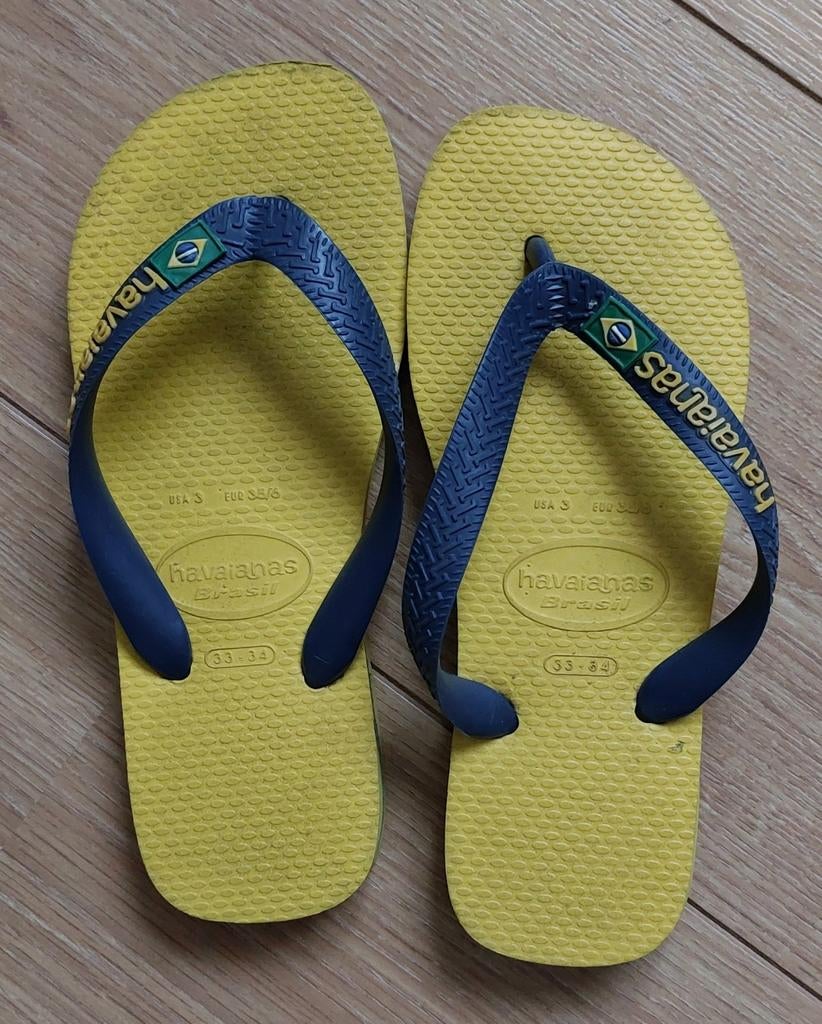 Havaianas slippers maat 33 34, Kinderen en Baby's, Kinderkleding | Schoenen en Sokken, Jongen of Meisje, Overige typen, Ophalen of Verzenden