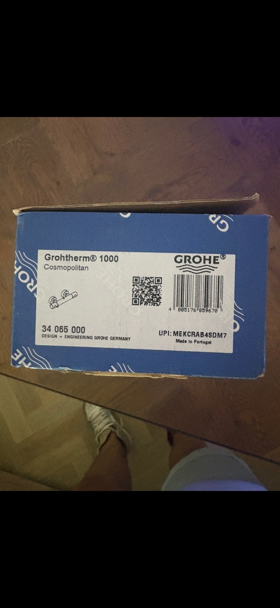 Grohe Grohtherm 1000 Cosmopolitan Thermostatische Kraan, Ophalen of Verzenden, Nieuw, Chroom, Kraan