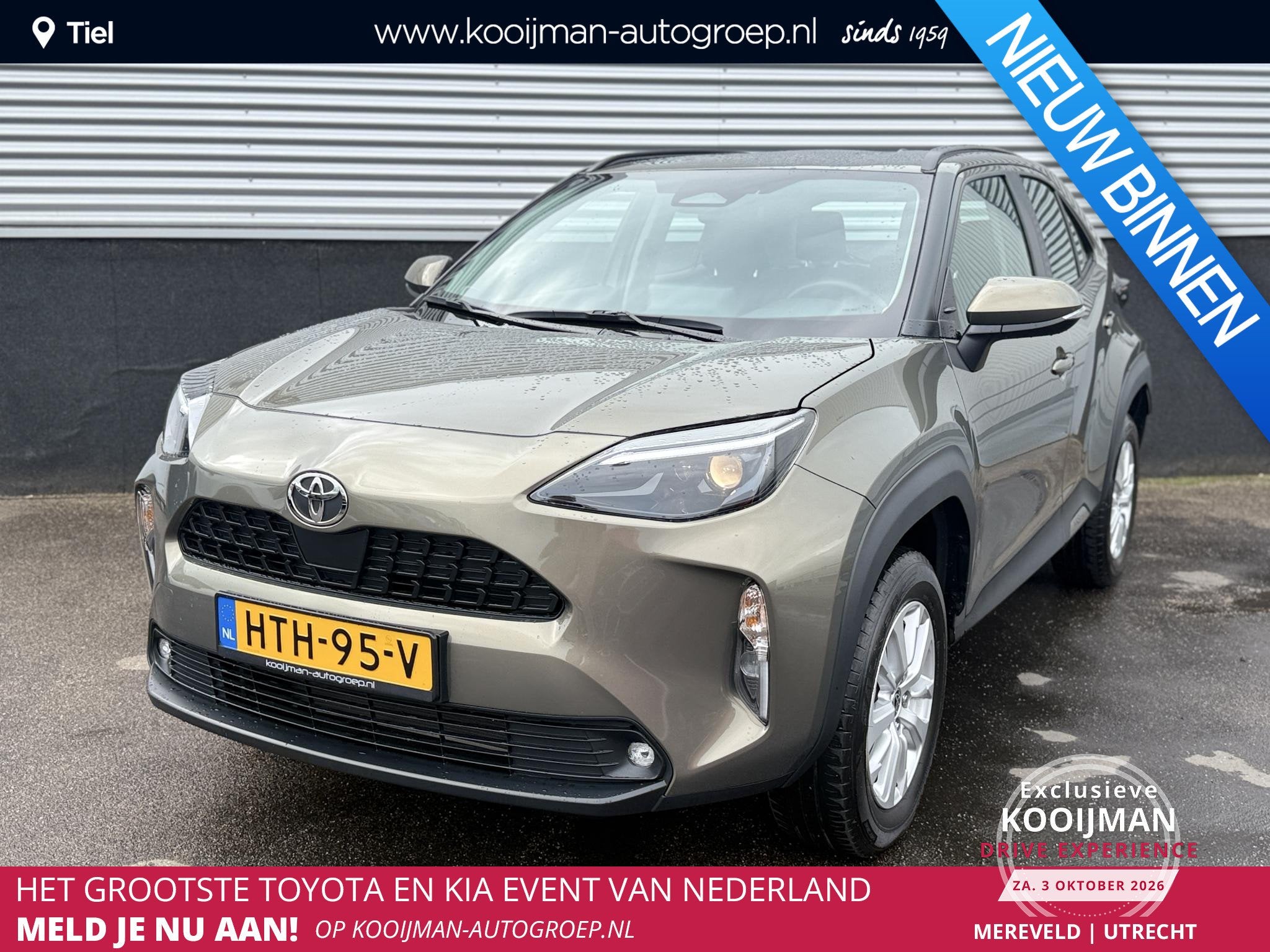 Toyota Yaris Cross 1.5 Hybrid 115 Active 3x div. kleuren bes, Auto's, Dealer onderhouden, Stof, Gebruikt, Start-stop-systeem