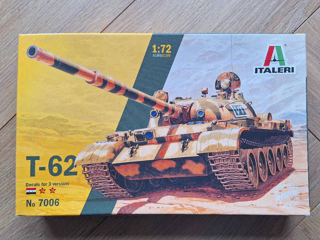 1:72 1/72 Italeri T-62 (Sealed), Italeri, Nieuw, Ophalen of Verzenden, Tank