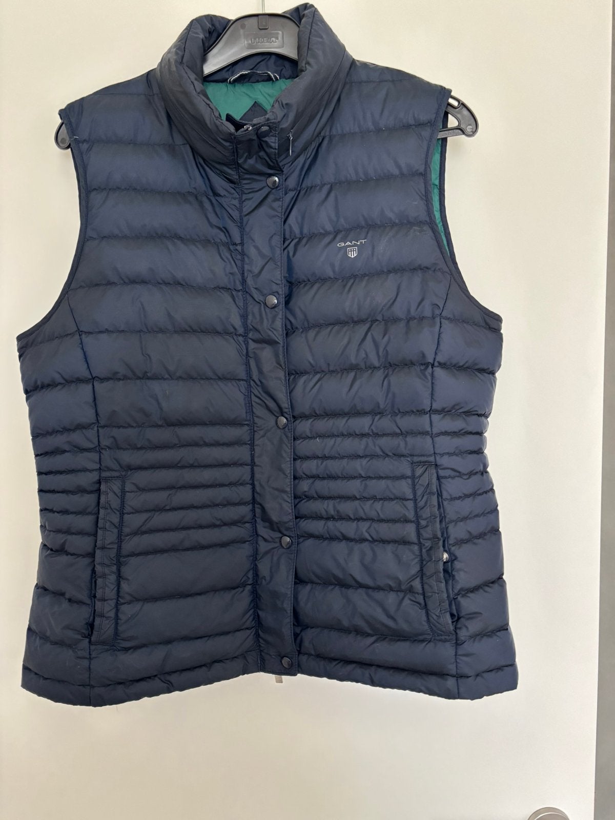 GANT dames bodywarmer, maat M, donkerblauw, zgan, Ophalen of Verzenden, Zo goed als nieuw, Maat 38/40 (M), Blauw