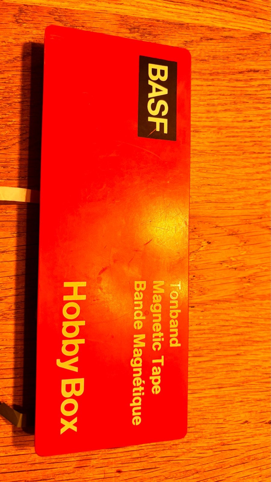 Vintage BASF Hobby Box Tonband / Magnetic Tape jaren 60/70, Ophalen of Verzenden, Onderdeel, Met banden