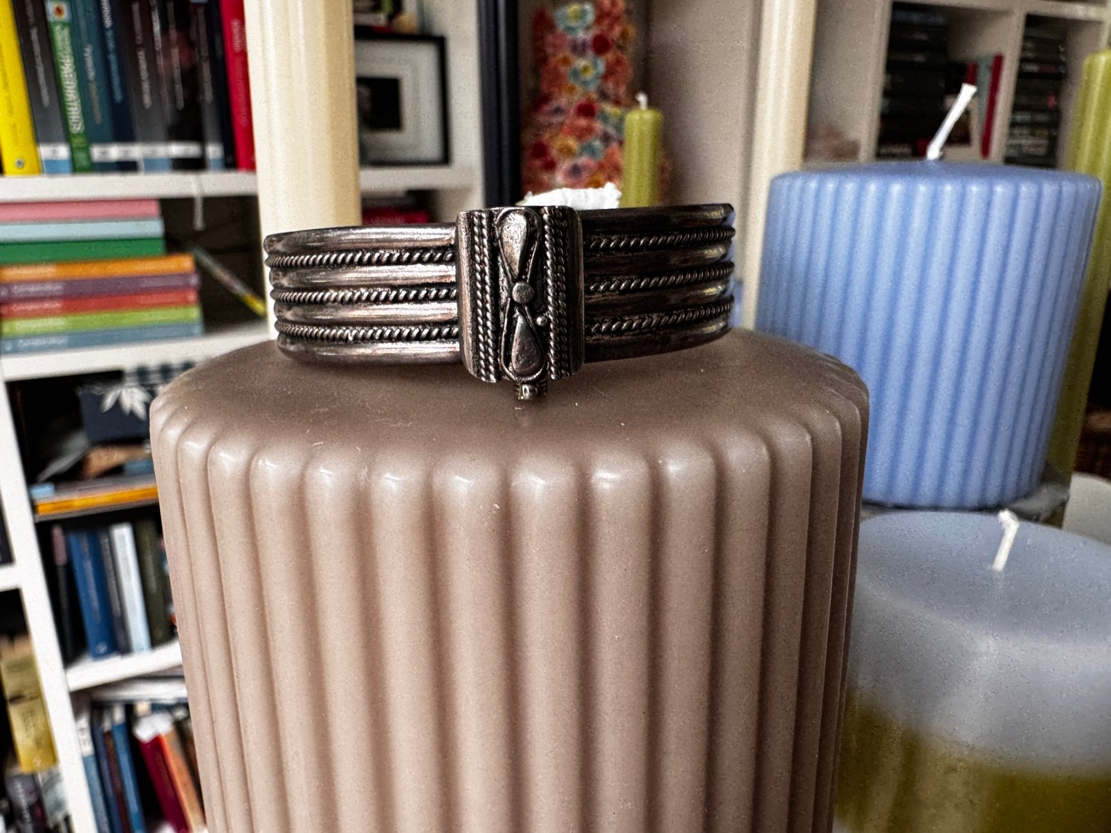 Antieke zilveren armband (1920), Verzenden, Zilver, Armband