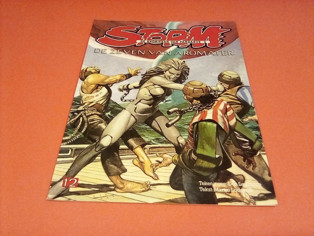 Storm - De Zeven van Aromater (De Kronieken van Pandarve 12), Eén stripboek, Don Lawrence, Martin Lodewijk, Ophalen of Verzenden