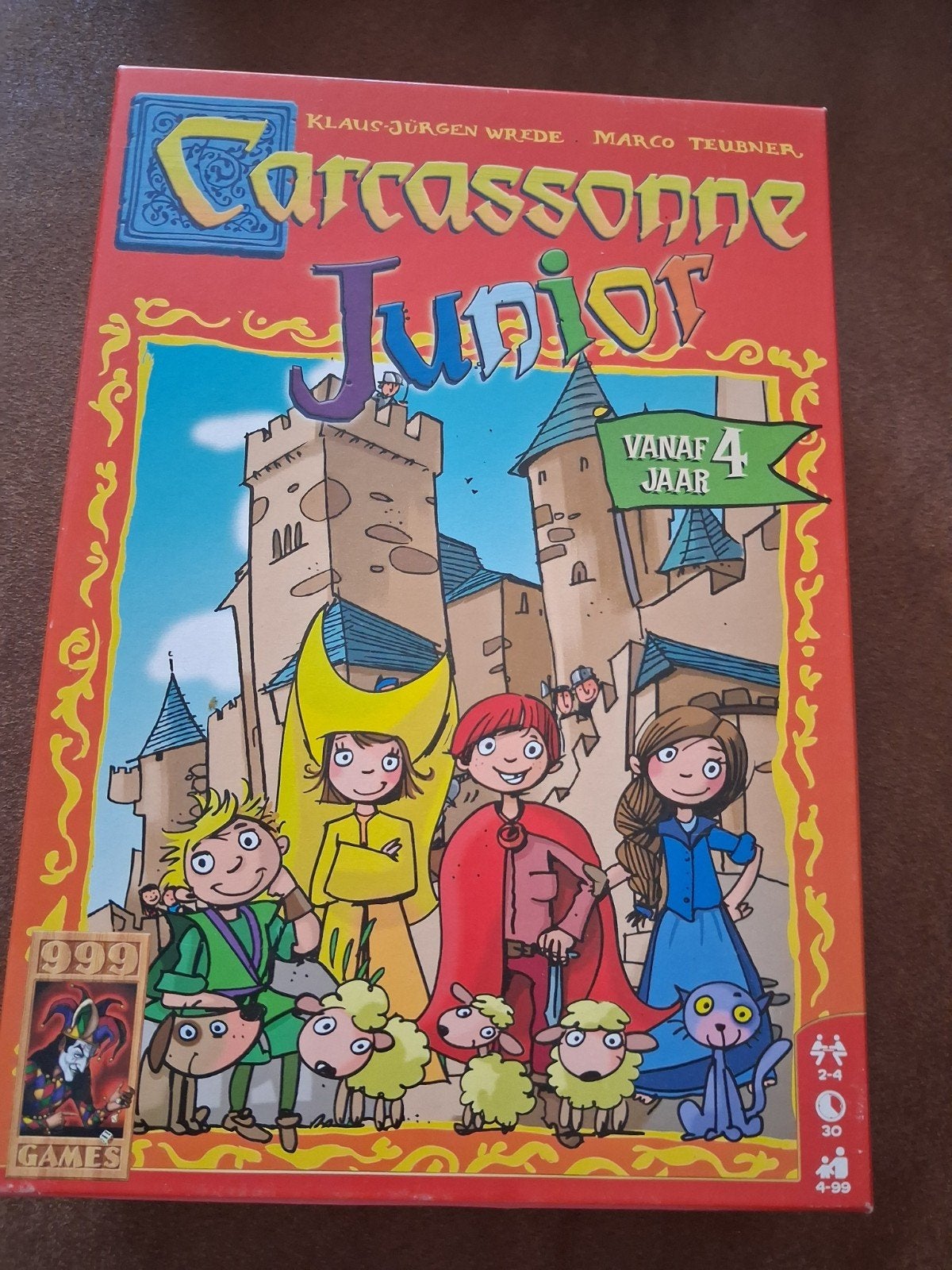 Carcassonne Junior - 999 Games, Een of twee spelers, Ophalen of Verzenden, Gebruikt, 999 Games