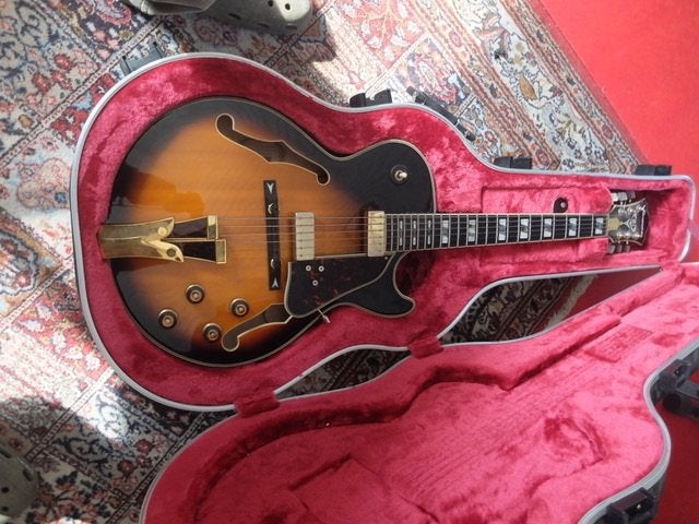 Ibanez GB10SE sunburst te koop, Ophalen, Gebruikt, Hollow body, Ibanez