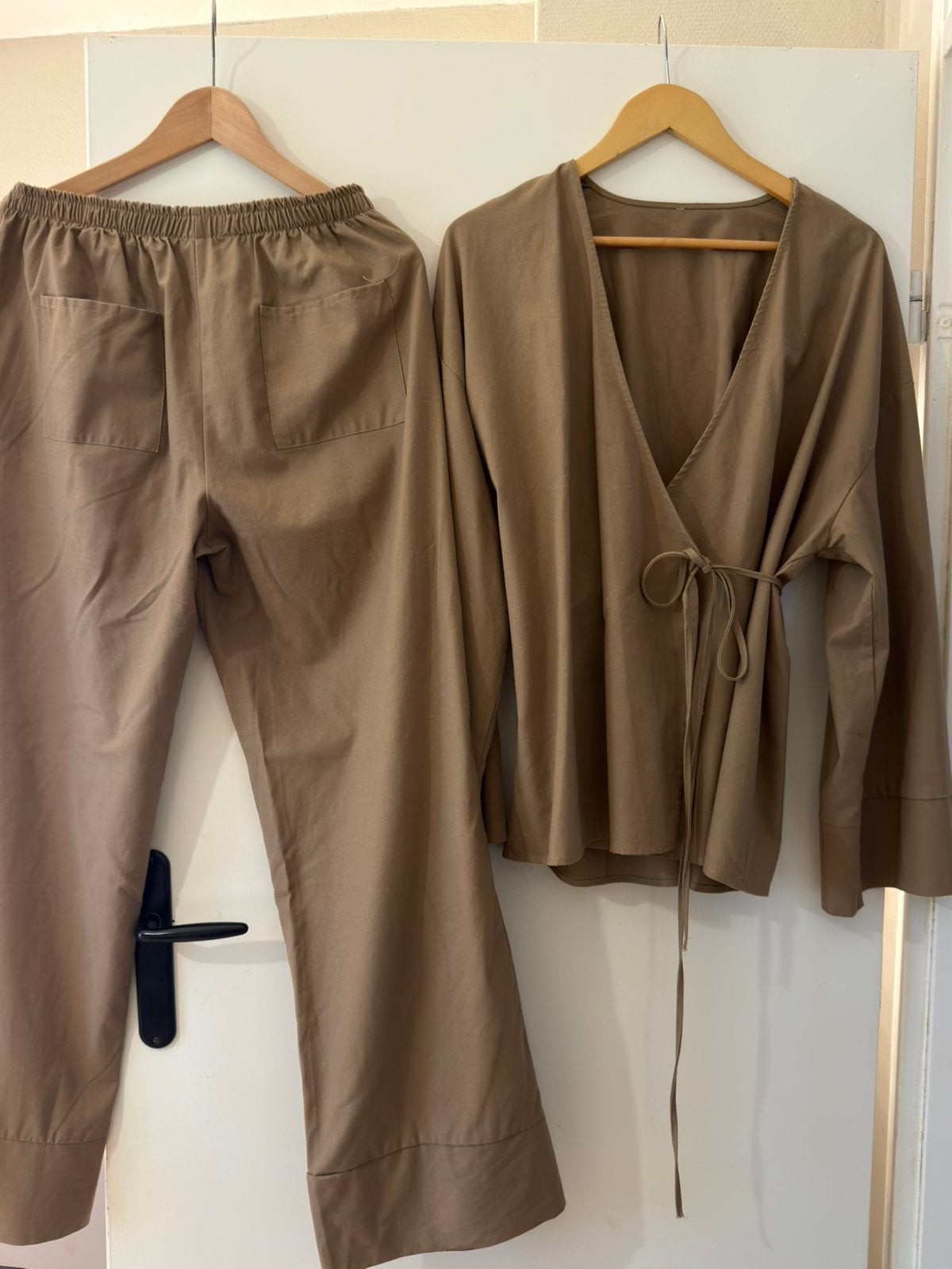 Two piece tweedelig pak combinatie set zara maat l / xl, Ophalen of Verzenden, Zo goed als nieuw, Beige