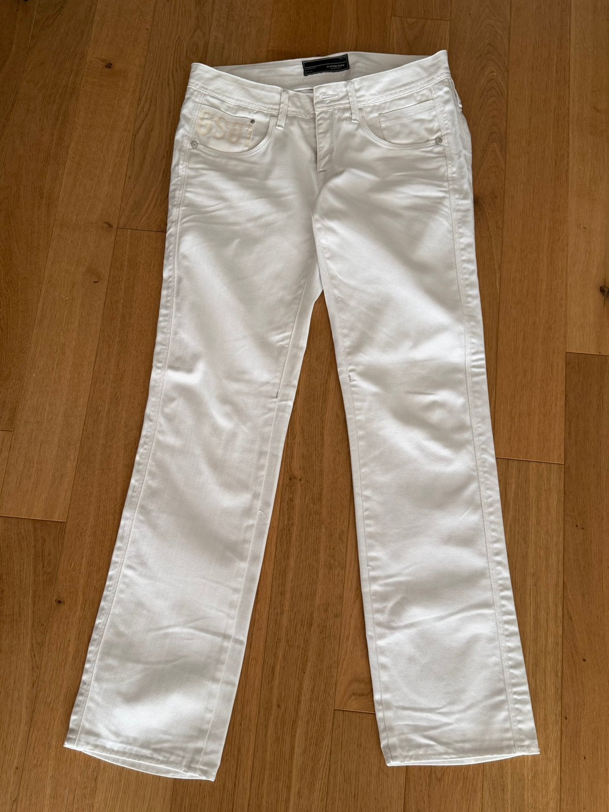 G Star Witte spijkerbroek Maat 38/40, Ophalen of Verzenden, Zo goed als nieuw, Wit, W30 - W32 (confectie 38/40)