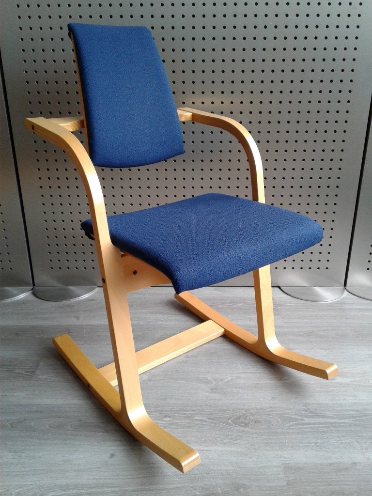 Stokke (Variér) Actulum (Blauw), Als Nieuw!, Huis en Inrichting, Stoelen, Blauw, Ophalen of Verzenden, Zo goed als nieuw, Variér