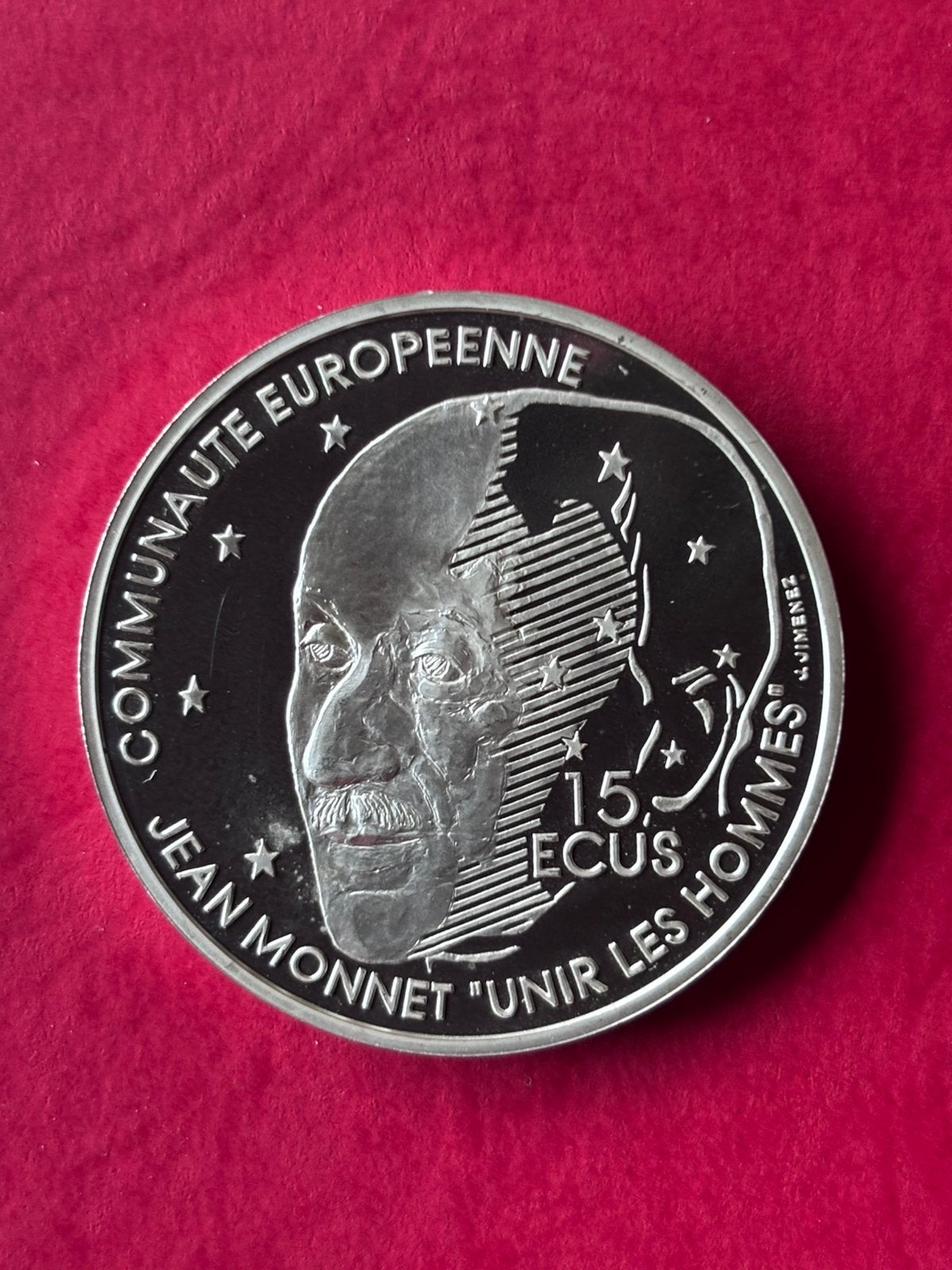 Frankrijk 100 francs 1992 Proof 0,900 zilver 22.20 grams, Ophalen of Verzenden, Frankrijk, Zilver