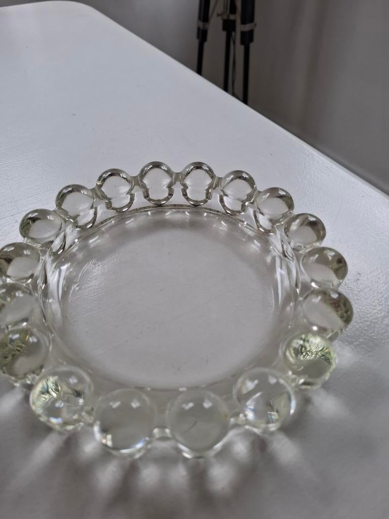 Vintage Glazen boobie bubble ball asbak bijna gratis, Ophalen of Verzenden